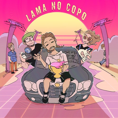 Lama no copo Capa